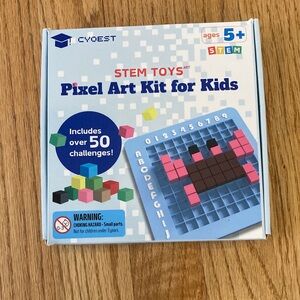 Pixel Art Kit for Kids - Blue and Pink